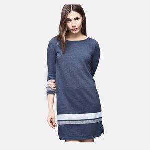 Gap blue Three-quarter sleeve shift dress tunic sz S